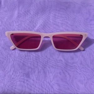 Pink Cat Eye Sunglasses